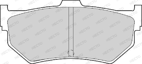 Necto FD900A - Komplet Pločica, disk-kočnica www.molydon.hr