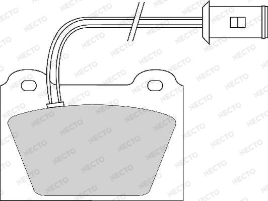 Necto FD459A - Komplet Pločica, disk-kočnica www.molydon.hr