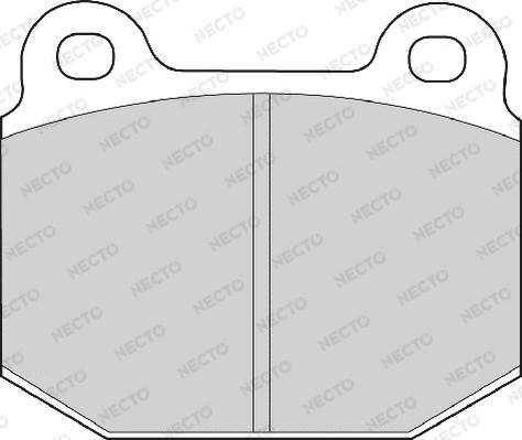 Necto FD465A - Komplet Pločica, disk-kočnica www.molydon.hr