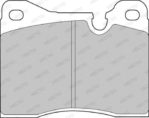 Necto FD4034A - Komplet Pločica, disk-kočnica www.molydon.hr