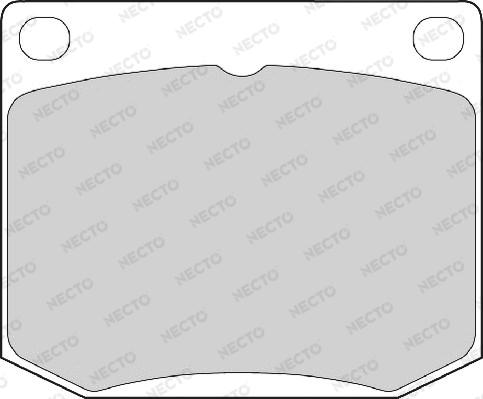 Necto FD4027A - Komplet Pločica, disk-kočnica www.molydon.hr