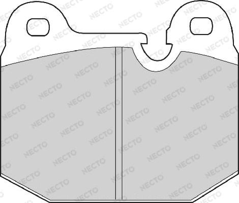 Necto FD4143A - Komplet Pločica, disk-kočnica www.molydon.hr