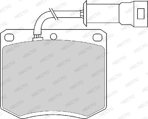 Necto FD4162A - Komplet Pločica, disk-kočnica www.molydon.hr