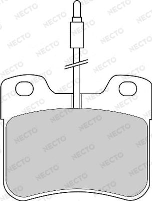 Necto FD4175A - Komplet Pločica, disk-kočnica www.molydon.hr