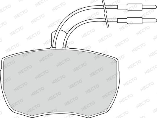 Necto FD559V - Komplet Pločica, disk-kočnica www.molydon.hr