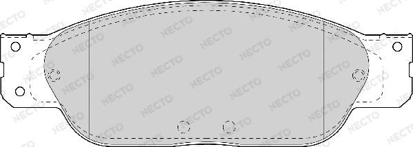 Necto FD6996A - Komplet Pločica, disk-kočnica www.molydon.hr