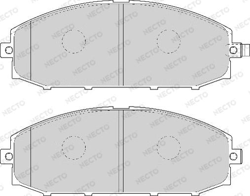 Necto FD6998A - Komplet Pločica, disk-kočnica www.molydon.hr