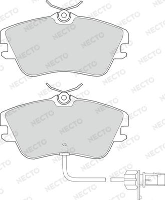 Necto FD6949V - Komplet Pločica, disk-kočnica www.molydon.hr