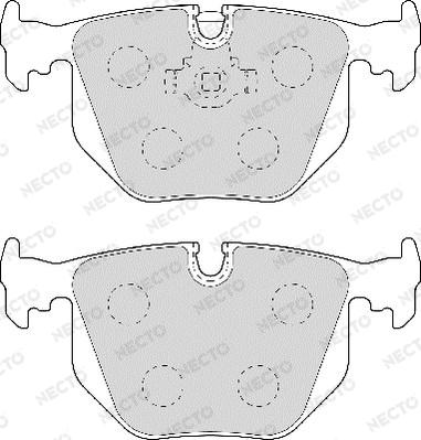 Necto FD6957A - Komplet Pločica, disk-kočnica www.molydon.hr