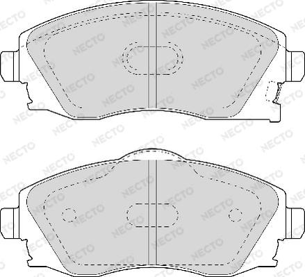 Necto FD6960A - Komplet Pločica, disk-kočnica www.molydon.hr