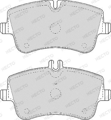 Necto FD6961A - Komplet Pločica, disk-kočnica www.molydon.hr