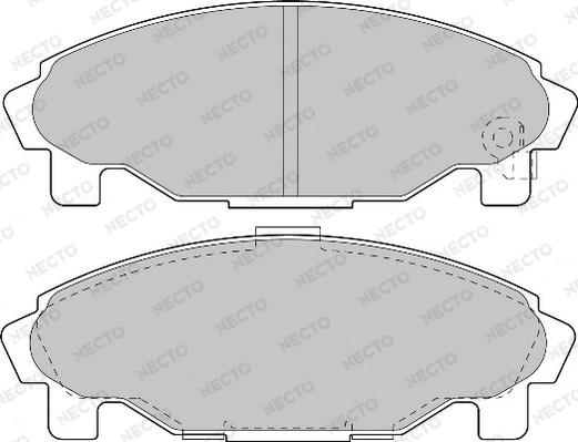 Necto FD6906A - Komplet Pločica, disk-kočnica www.molydon.hr