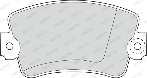 Necto FD690V - Komplet Pločica, disk-kočnica www.molydon.hr