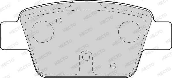 Necto FD6919A - Komplet Pločica, disk-kočnica www.molydon.hr