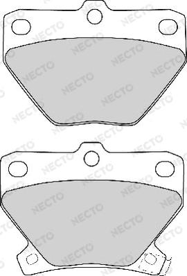 Necto FD6910A - Komplet Pločica, disk-kočnica www.molydon.hr