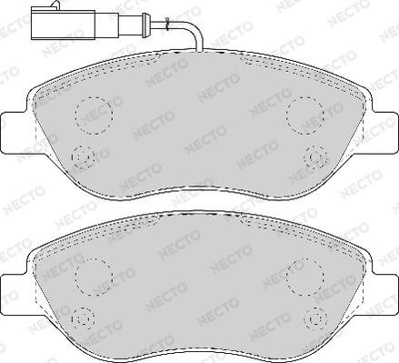 Necto FD6918A - Komplet Pločica, disk-kočnica www.molydon.hr