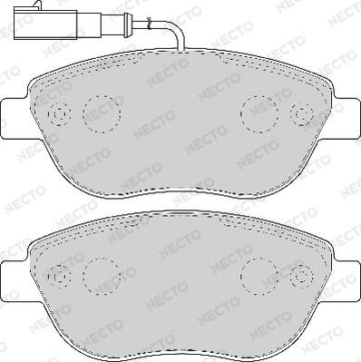 Necto FD6917A - Komplet Pločica, disk-kočnica www.molydon.hr