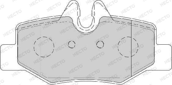 Necto FD6930A - Komplet Pločica, disk-kočnica www.molydon.hr