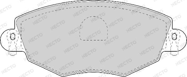 Necto FD6931A - Komplet Pločica, disk-kočnica www.molydon.hr