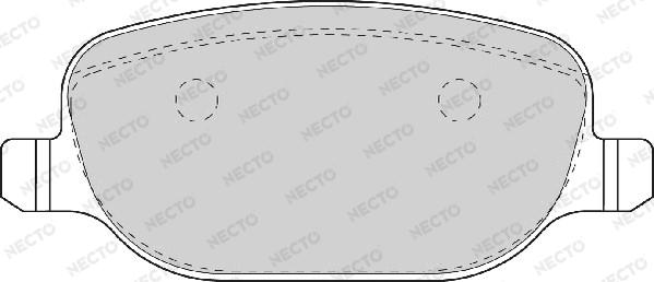 Necto FD6933A - Komplet Pločica, disk-kočnica www.molydon.hr