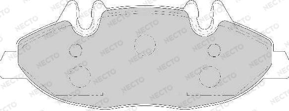 Necto FD6929A - Komplet Pločica, disk-kočnica www.molydon.hr