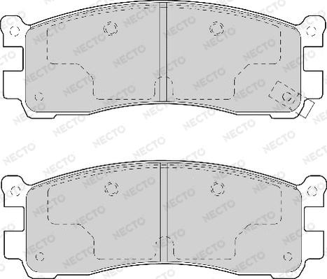 Necto FD6975A - Komplet Pločica, disk-kočnica www.molydon.hr