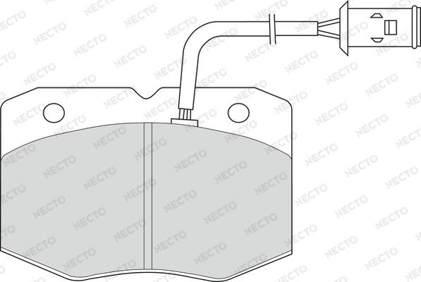 Necto FD6490V - Komplet Pločica, disk-kočnica www.molydon.hr