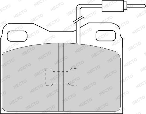 Necto FD6409A - Komplet Pločica, disk-kočnica www.molydon.hr