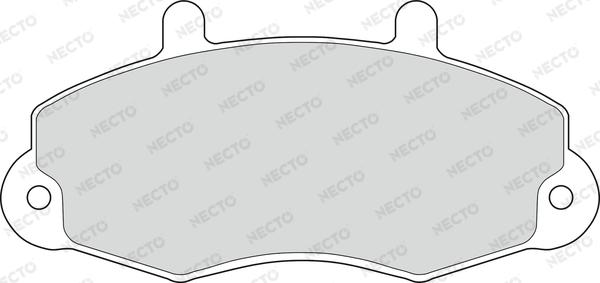 Necto FD6403V - Komplet Pločica, disk-kočnica www.molydon.hr