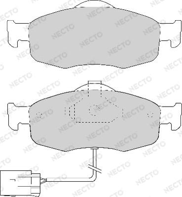 Necto FD6475A - Komplet Pločica, disk-kočnica www.molydon.hr