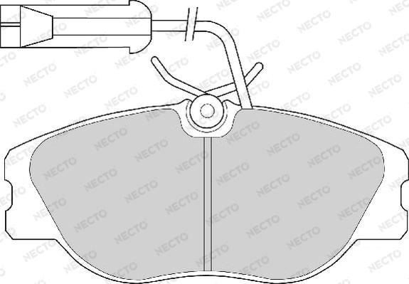 Necto FD6471A - Komplet Pločica, disk-kočnica www.molydon.hr