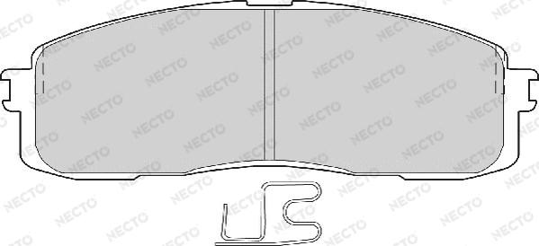 Necto FD6559A - Komplet Pločica, disk-kočnica www.molydon.hr