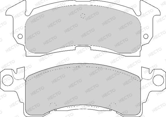 Necto FD6551A - Komplet Pločica, disk-kočnica www.molydon.hr