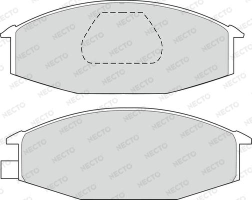 Necto FD6552A - Komplet Pločica, disk-kočnica www.molydon.hr