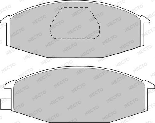 Necto FD6552V - Komplet Pločica, disk-kočnica www.molydon.hr