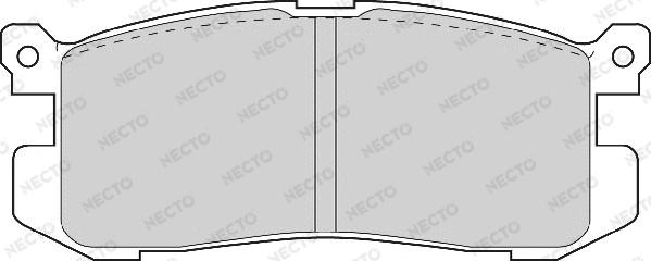 Necto FD6563A - Komplet Pločica, disk-kočnica www.molydon.hr