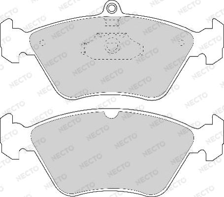 Necto FD6587A - Komplet Pločica, disk-kočnica www.molydon.hr