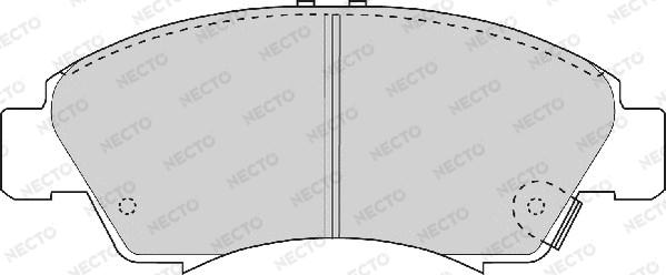 Necto FD6537A - Komplet Pločica, disk-kočnica www.molydon.hr