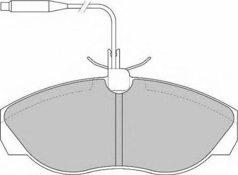 Necto FD6521N - Komplet Pločica, disk-kočnica www.molydon.hr