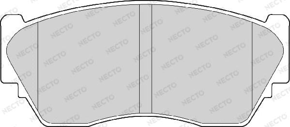 Necto FD6572A - Komplet Pločica, disk-kočnica www.molydon.hr