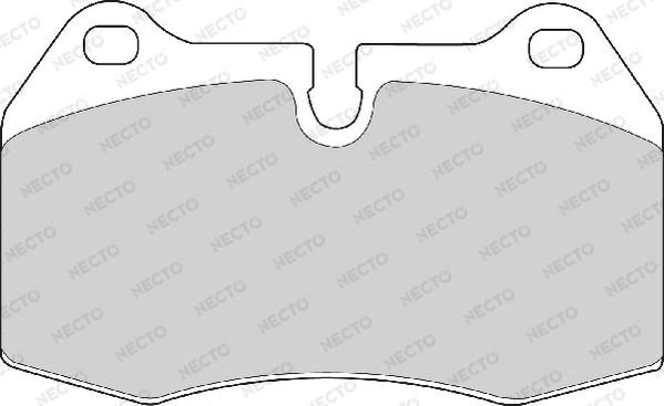 Necto FD6695A - Komplet Pločica, disk-kočnica www.molydon.hr