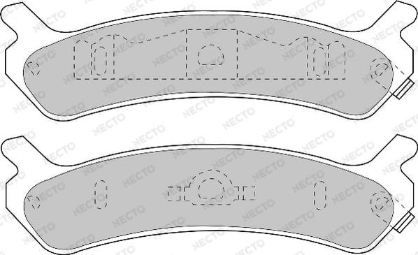 Necto FD6651A - Komplet Pločica, disk-kočnica www.molydon.hr