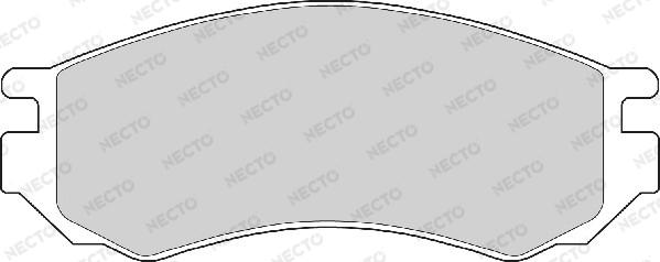 Necto FD6658A - Komplet Pločica, disk-kočnica www.molydon.hr