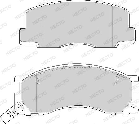 Necto FD6669A - Komplet Pločica, disk-kočnica www.molydon.hr