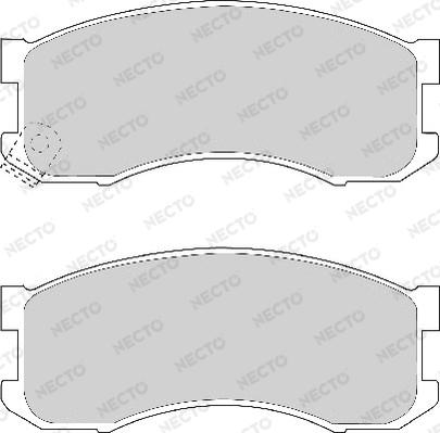 Necto FD6660A - Komplet Pločica, disk-kočnica www.molydon.hr