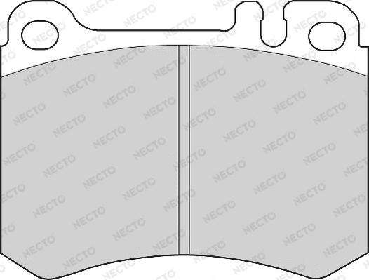 Necto FD6668A - Komplet Pločica, disk-kočnica www.molydon.hr