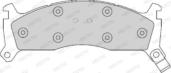 Necto FD6605A - Komplet Pločica, disk-kočnica www.molydon.hr