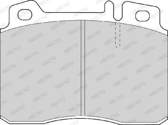 Necto FD6674A - Komplet Pločica, disk-kočnica www.molydon.hr