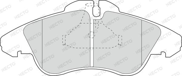 Necto FD6675V - Komplet Pločica, disk-kočnica www.molydon.hr