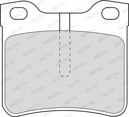 Necto FD6677A - Komplet Pločica, disk-kočnica www.molydon.hr